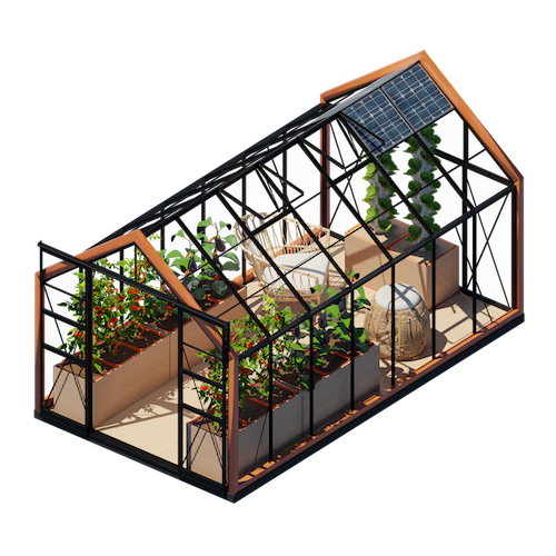 Yield “I want to be fully self-sufficient” greenhouse unit